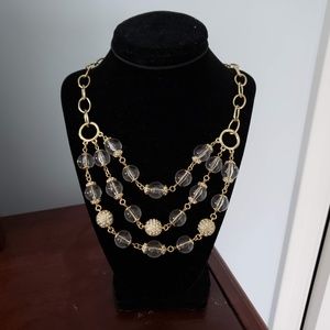 Special occasion three tier necklace